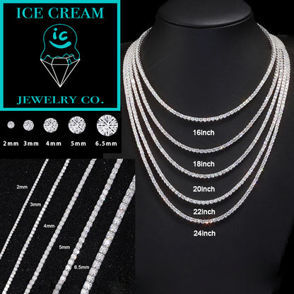 925 Silver Necklace | Silver Bracelet Necklace | Ice Cream Jewelry Co.