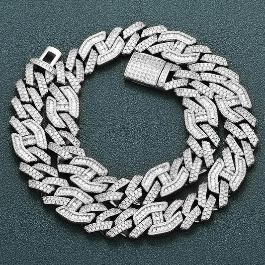 Men's Cuban Chain | White Gold Cuban Chain | Ice Cream Jewelry Co.